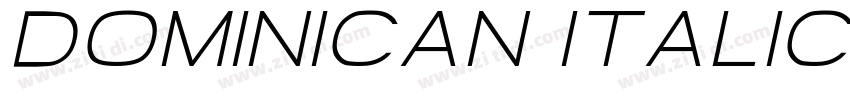 Dominican Italic字体转换